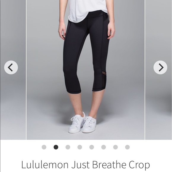 lululemon athletica Pants - Lululemon Just Breathe Crop
